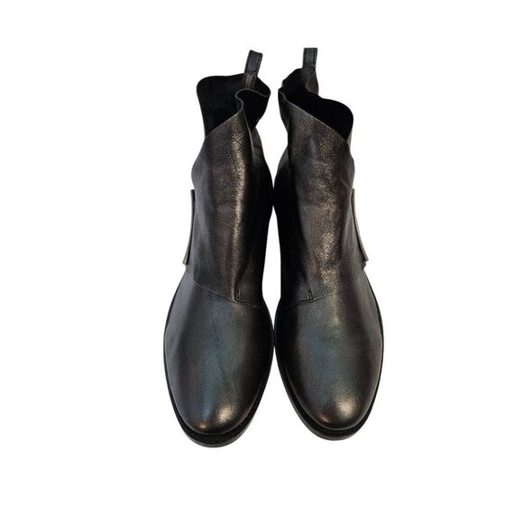 Johnson & Murphy pewter colored  leather booties. Size 9.5. - Picture 6 of 7